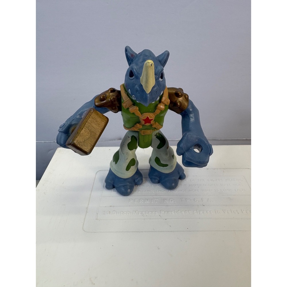 TMNT Half-Shell Heroes Rocksteady Action Figure Hammer Playmates 2015 MC6260